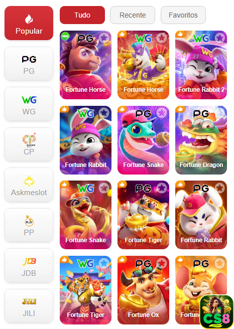 Experiência de Jogos cs8.com